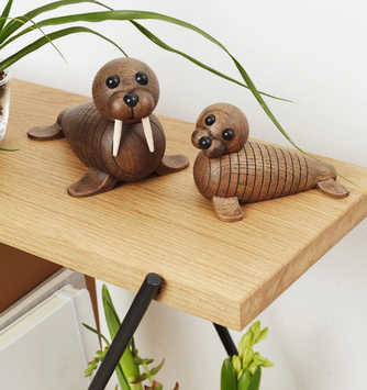 Spring Copenhagen Trefigur Hvalrossunge Ross 11cm (637-2044)