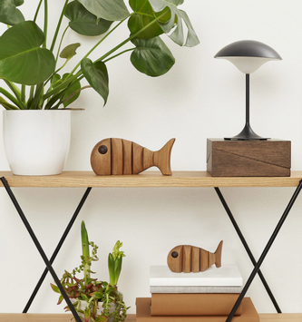 Spring Copenhagen Trefigur Fisk 22cm (637-2055)