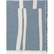 Elvang  Lyme Bomullspledd Blue 130x180cm