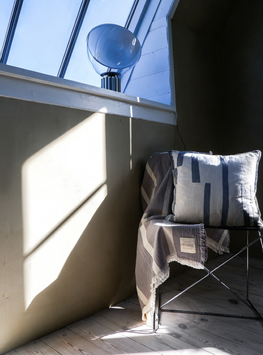 Elvang  Lyme Bomullspledd Grey 130x180cm (666-50001-grey)