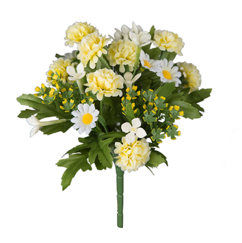 Mr Plant Kunstig Bukett Gultoner 20cm