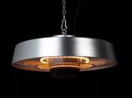 TUNDRA Terrassevarmer Infrarød Takhengt Sølv 2000W (TUNDRA-1024)