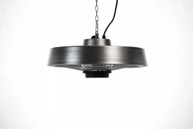 TUNDRA Terrassevarmer Infrarød Takhengt Sølv 2000W (TUNDRA-1024)