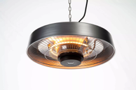 TUNDRA Terrassevarmer Infrarød Takhengt Sølv 2000W (TUNDRA-1024)