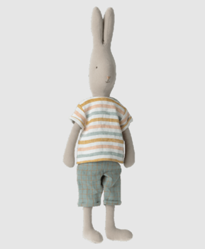Maileg Rabbit med Bukse+Skjorte str.4 (375-16-2420-00)