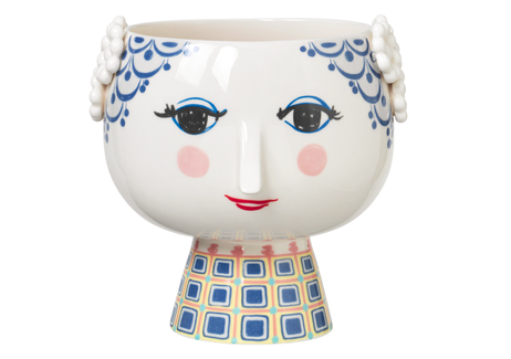 Bjørn Wiinblad Eva Potteskjuler Blå Ø22xH21