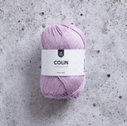 Järbo GARN Colin Bomull-Lin Misty-Lilac 28109, 50g