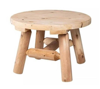 Westport Chair Company Lakewood Log Sidebord Hvit sedertre, 90cm