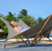 Cacoon  Solseng-hengekøye Kajito Bamboo-Earth Sammenleggbar (540-CACK01)