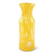 Magnor Glassverk Swirl Karaffel-Vase Gul H20cm