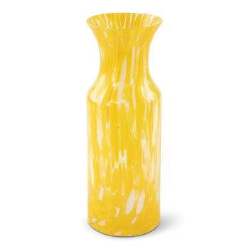 Magnor Glassverk Swirl Karaffel-Vase Gul H20cm (655-201663)