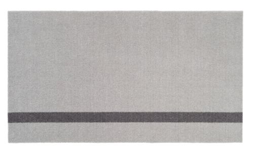 Tica Copenhagen Gulvmatte Stripe LysGrå-Grå 90x130 (424-101214)