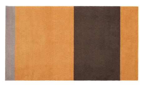 Tica Copenhagen Gulvmatte Stripes Brun-Dijon 67x120