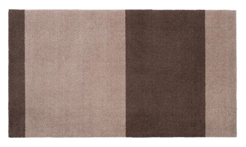 Tica Copenhagen Gulvmatte Stripes Brun-Sand 90x200cm (424-101218)