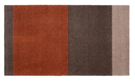 Tica Copenhagen Gulvmatte Stripes Terracotta-Brun 90x130