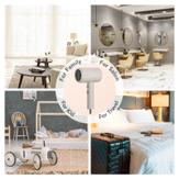 Zhibai Hårføner HL321 Anti-statisk,  Grå (HL321-GR)