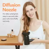 Zhibai Hårføner HL321 Anti-statisk,  Svart (HL321-BK)