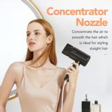 Zhibai Hårføner HL321 Anti-statisk,  Svart (HL321-BK)