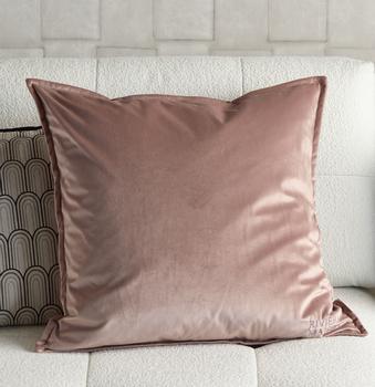 Riviera Maison Putetrekk Velvet Rosa 60x60cm (443-516090)