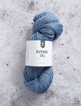 Järbo GARN Svensk Ull 4tr Dala-Blue 59112, 100g