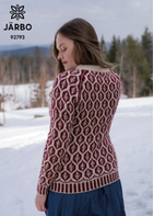 Järbo GARN Mønster Løvfall Genser