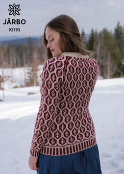 Järbo GARN Mønster Løvfall Genser