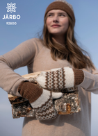 Järbo GARN Mønster Norrsken Votter