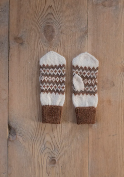 Järbo GARN Mønster Norrsken Votter (634-92800N)