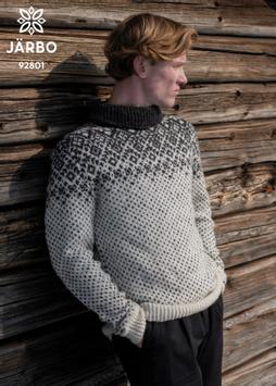 Järbo GARN Birger Berge Stjernefall Genser Mønster