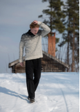 Järbo GARN Birger Berge Stjernefall Genser Mønster (634-92801N)