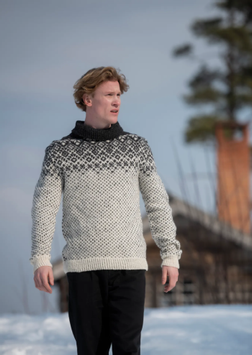 Järbo GARN Birger Berge Stjernefall Genser Mønster (634-92801N)