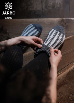 Järbo GARN Mønster Nordavind Raggsokker