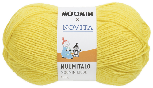 Mummi Garn Novita Miffle Gul 229, 100g