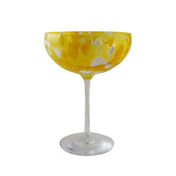 Magnor Glassverk Swirl Champagneglass Gul 22cl