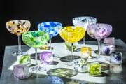Magnor Glassverk Swirl Champagneglass Blå 22cl (655-201642)