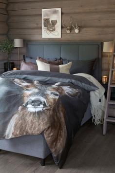 Nordic Wild Sengesett Sateng Rådyr Brun-Grå,  Anita Sletten (479-116844)