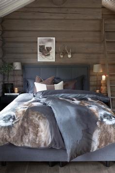 Nordic Wild Sengesett Sateng Rådyr Brun-Grå,  Anita Sletten (479-116844)