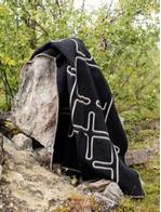 Sami Stories  Ullpledd Datni Sort-Beige 135x200cm