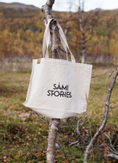 Sami Stories  Ullpledd Datni Sort-Beige 135x200cm (698-52)