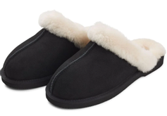 Natures Collection Tøfler Lammeskinn str37 Sort