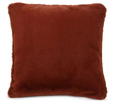 Lexington Putetrekk Fuskepels brun 50x50cm