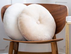 Natures Collection Pute Saueskinn New-Zealand Natural_Ø45cm