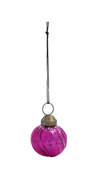 House Doctor Julekule Twist Rosa Ø5cm (151-261600640)