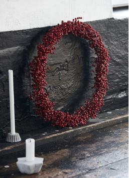 House Doctor Krans Winther Rød Ø30cm