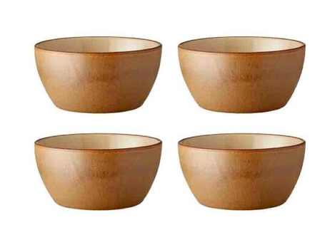 Bitz Skåler Wood-Sand 12cm (4stk)