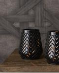 Riviera Maison Telysholder "Herringbone" Sort (443-515180)