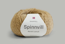 Skappelstrikk Spinnvill 5018 Sennep, 50g