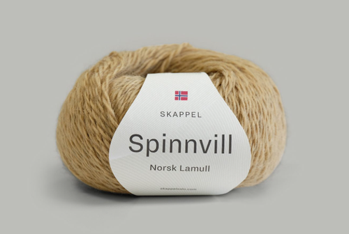 Skappelstrikk Spinnvill 5018 Sennep,  50g (697-spinnvill-5018)