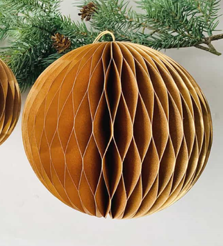 Trend Design Julekule Papir Gull Ø17,5cm