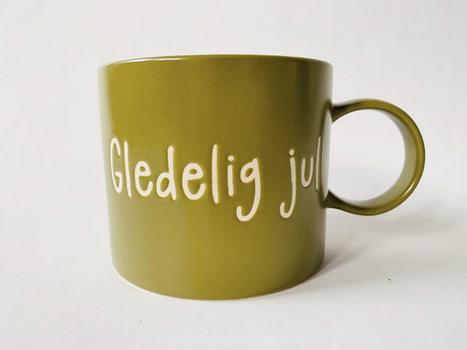 Trend Design Krus "Gledelig Jul" Grønn (298-J27201)